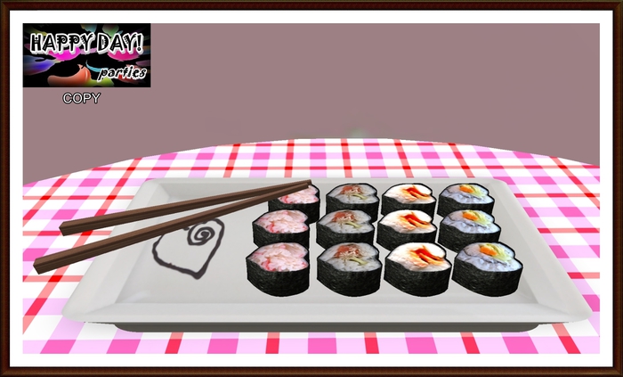 Valentines - Sushi Tray