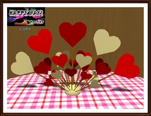 Valentines - Hearts Topper Centerpiece