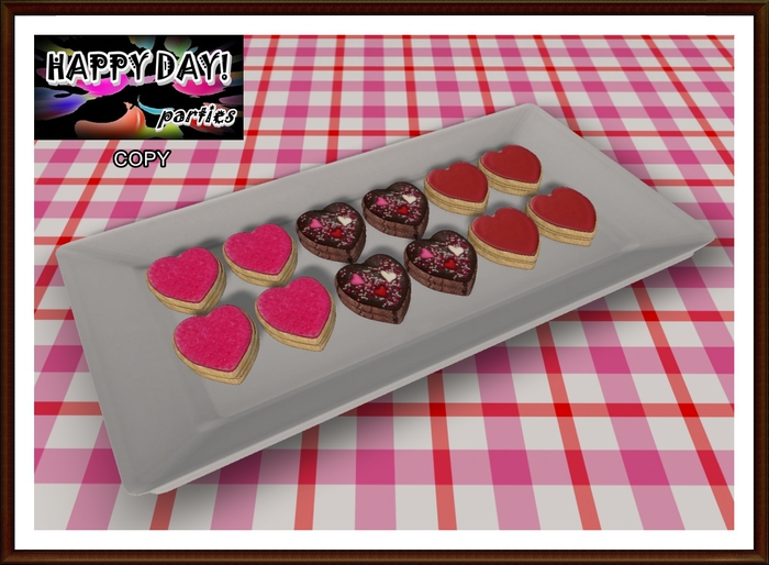 Valentines - Heart CookieTray