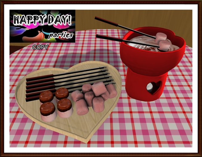Valentines - Heart Fondue