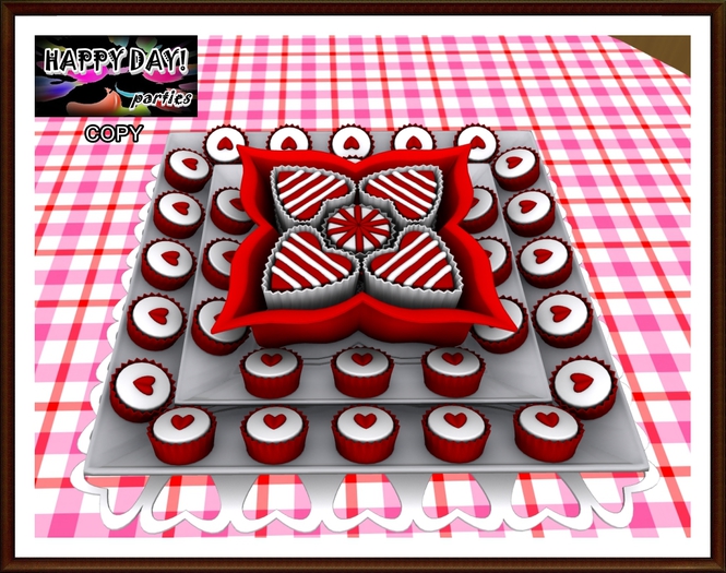 Valentines - Candy Tray - Decorative