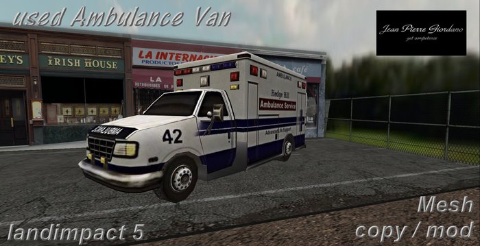 used Ambulance Van mesh 