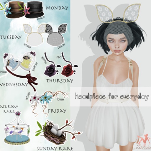 *Tentacio* Headpiece for everyday monday brown Arcade Gacha September 2014 Limited Qty!