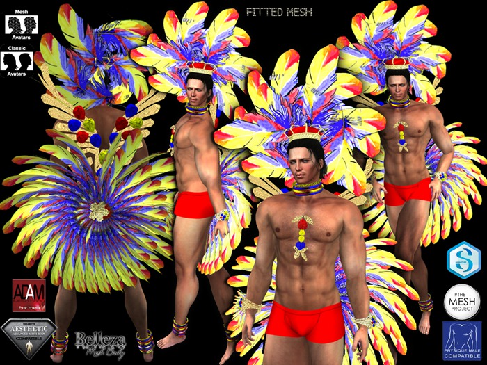 COLOMBIAN CARNIVAL-AESTHETIC-SLINK-ADAM-GIANNI-TMP-STANDARD UNI