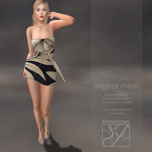 Snowpaws - Chloe Dress - DEMO