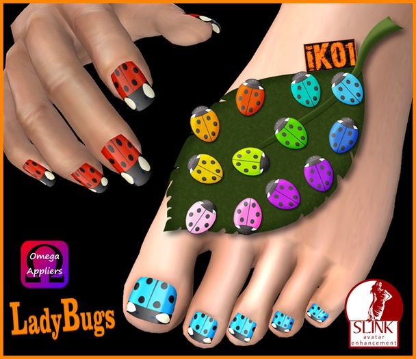 [IK01] SLink / Omega Nails Applier - Ladybugs