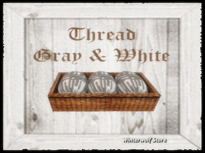 Thread Grey-White (25 units)