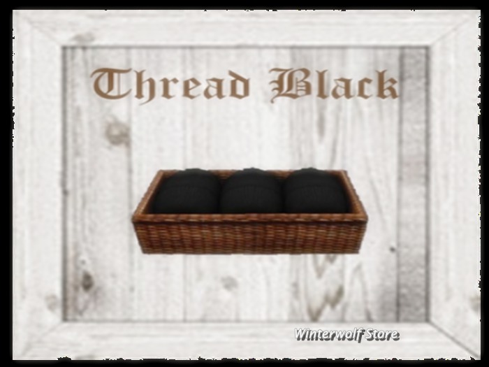 Thread Black G&S (25 units)