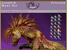 *E* Lionfish Mane Set [BOXED] Friesian