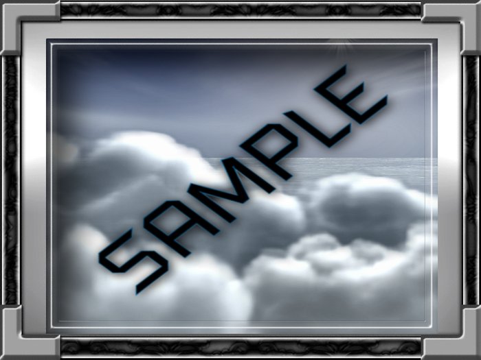 Black & Silver Picture Frame