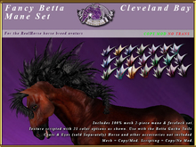 *E* Fancy Betta Mane Set [BOXED] Cleveland Bay