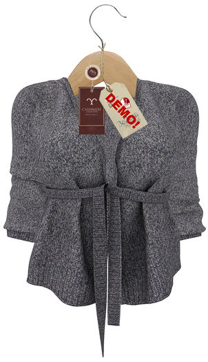 J.H.C. *Lori* Cashmere jacket (DEMO LGT GRAY)