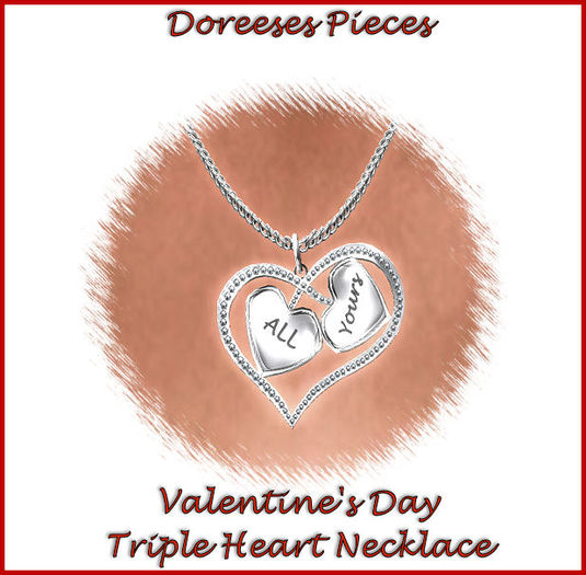 VDAY HEART NECKLACE ALL YOURS BOX