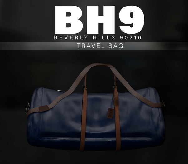 [BH9] Travel Bag (Navy Blue)