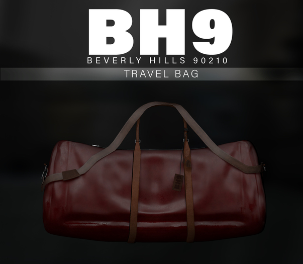 [BH9] Travel Bag (Maroon)