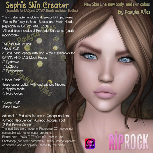 DEMO RipRock - Sophie Skin Creator Vendor