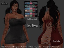 .::Arkan::. Jayla Dress Maitreya/Slink/Belleza/Tonic