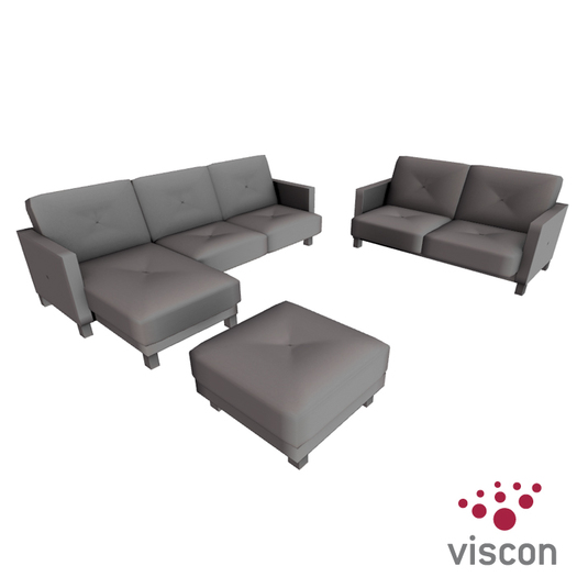 Viscon* Sculpties Sofa Set + UV Maps
