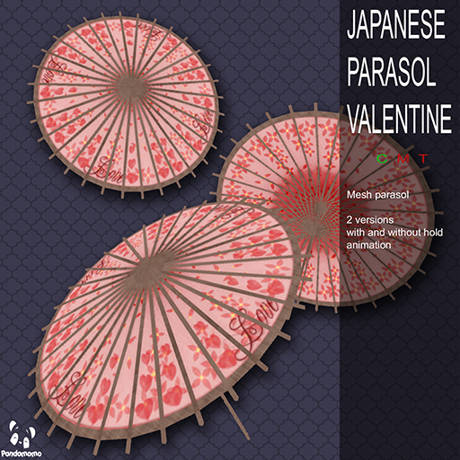 pandamomo Japanese Parasol Valentine Box (ADD ME)