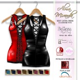 .: AlmaMiranda :. Latex Dress with Exposed Back