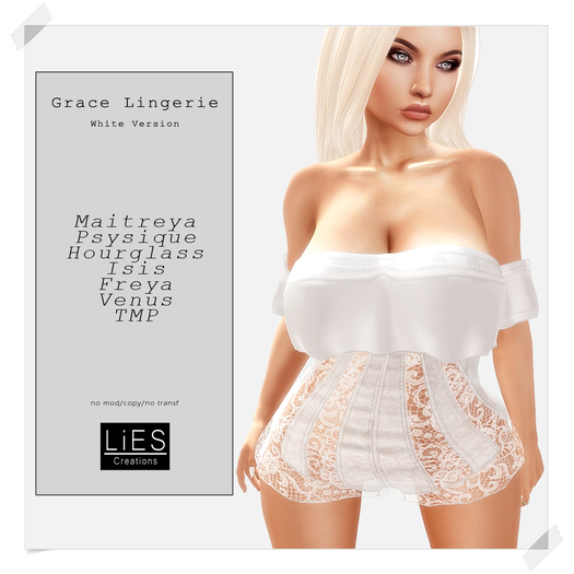::LiES:: Grace Lingerie White