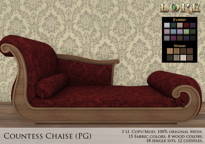 {LORE} Countess Chaise (PG, boxed)