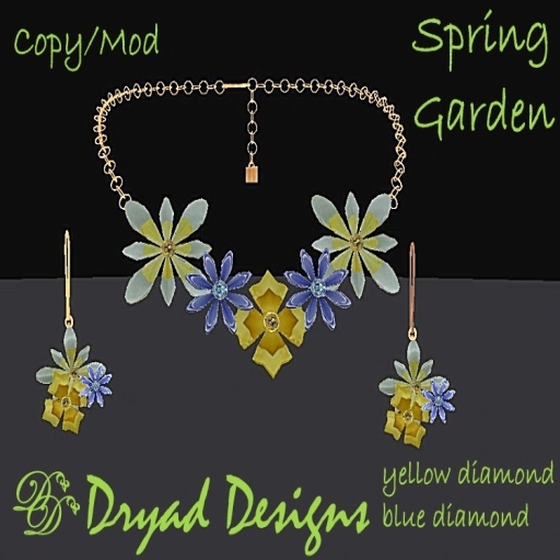 ~*Dryad Designs*~ Spring Garden Shopping bag