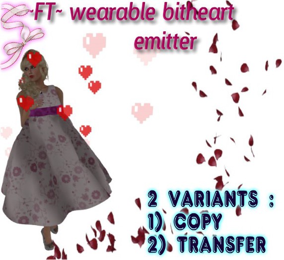 Be My Valentine set ~FT~ wearable bit heart emitter
