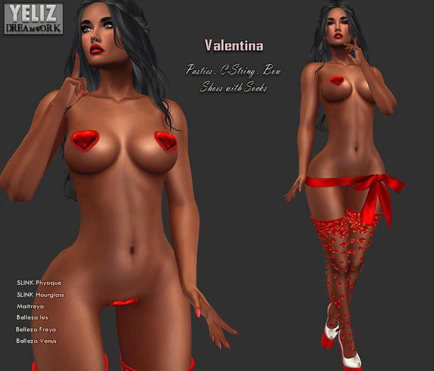 YELIZ MESH "VALENTINA" Valentines Outfit