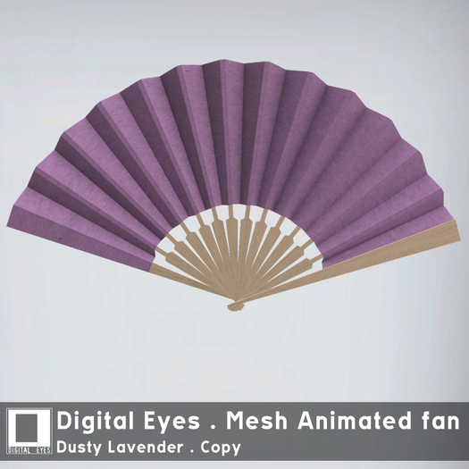 Digital Eyes * Mesh Animated Fan * Dusty Lavender [add]