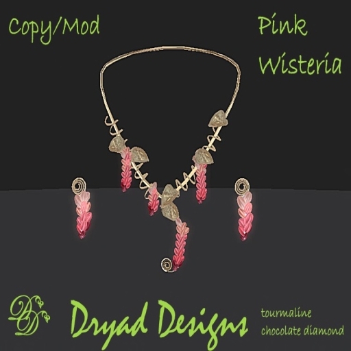 ~*Dryad Designs*~ pink wisteria Shopping bag