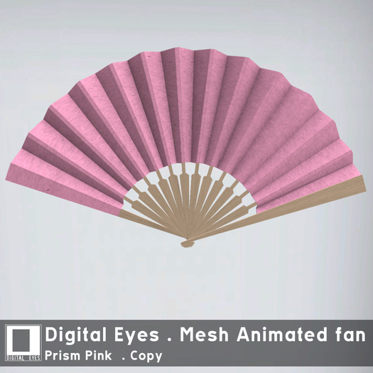 Digital Eyes * Mesh Animated Fan * Prism Pink [add]