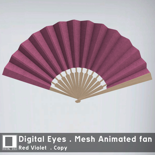 Digital Eyes * Mesh Animated Fan * Red Violet