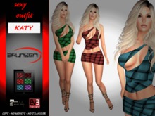 Brunsen! Katy Sexy Outfit Top Skirt HUD Lust
