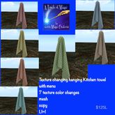 Texture Changing hanging kitchen towel-bag