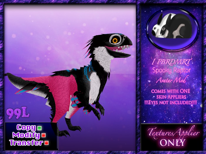 BRDMRT Spooky Raptor - Bubble gum