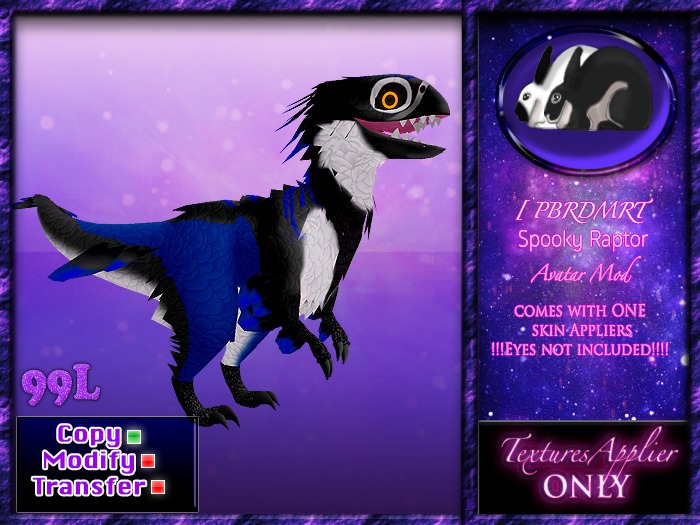 BRDMRT Spooky Raptor - Deep Blue