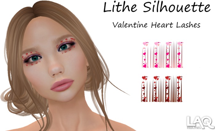 ~LS~ Valentine Heart Lashes - LAQ