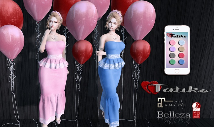 Tatiko - Christine Dress 8 color HUD