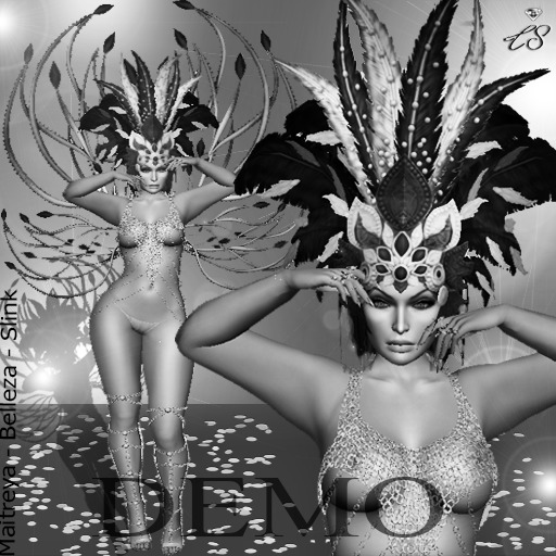 :::LS DIAMOND QUEEN BLACK SILVER DEMO