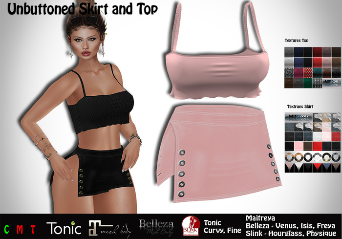 .::MiRRoR::.Unbuttoned Skirt+Top 1 (Boxed)