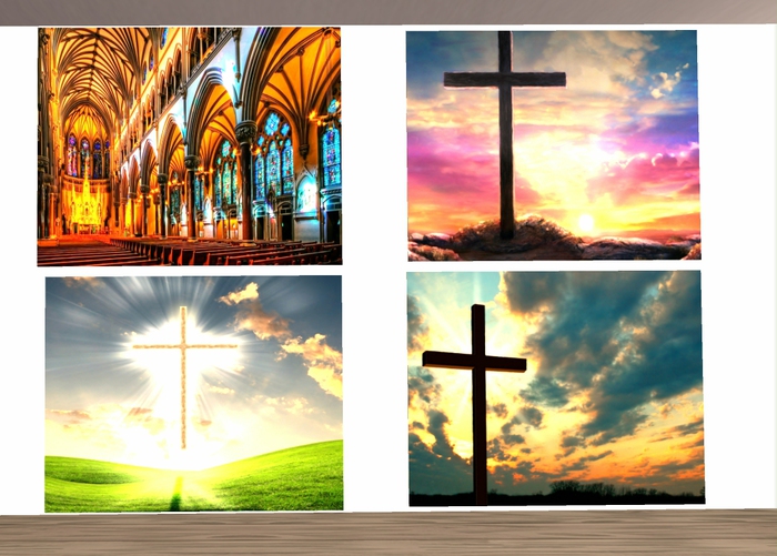 3 Cross 1 Church Picture and Texture