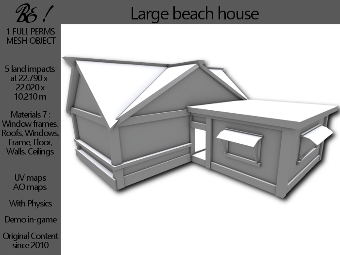 Large beach house - 5 LI - FULL PERMS Mesh