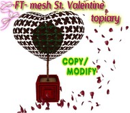 ~FT~ mesh St. Valentine topiary c/m (wear me)