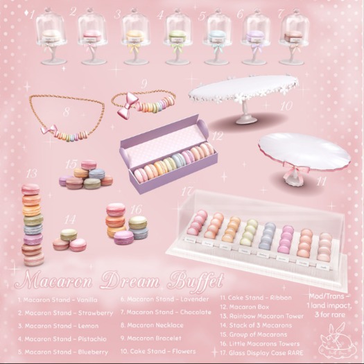 +Half-Deer+ Macaron Dream Buffet - Macaron Stand - Pistachio