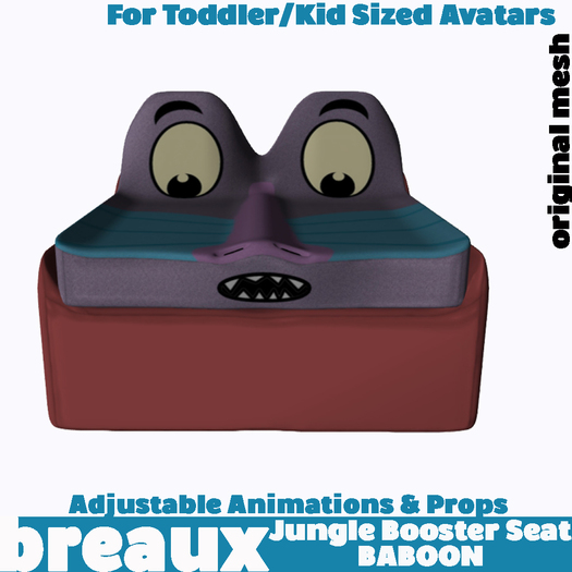 Jungle Booster Seats - Baboon