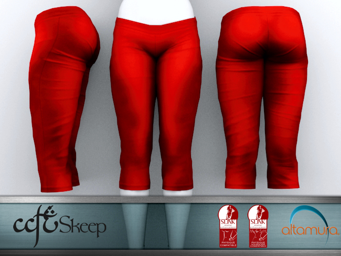Skeep - Capri leggings - Red