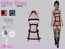 Cyber Dress Love White