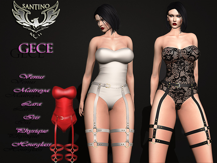 Santino Design-Harness Body-Red