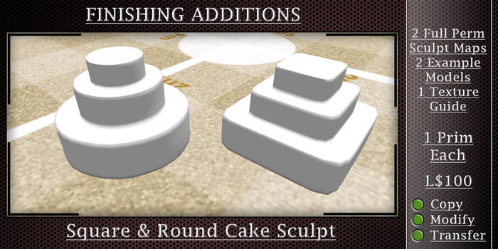 Square & Round Cake Sculpt